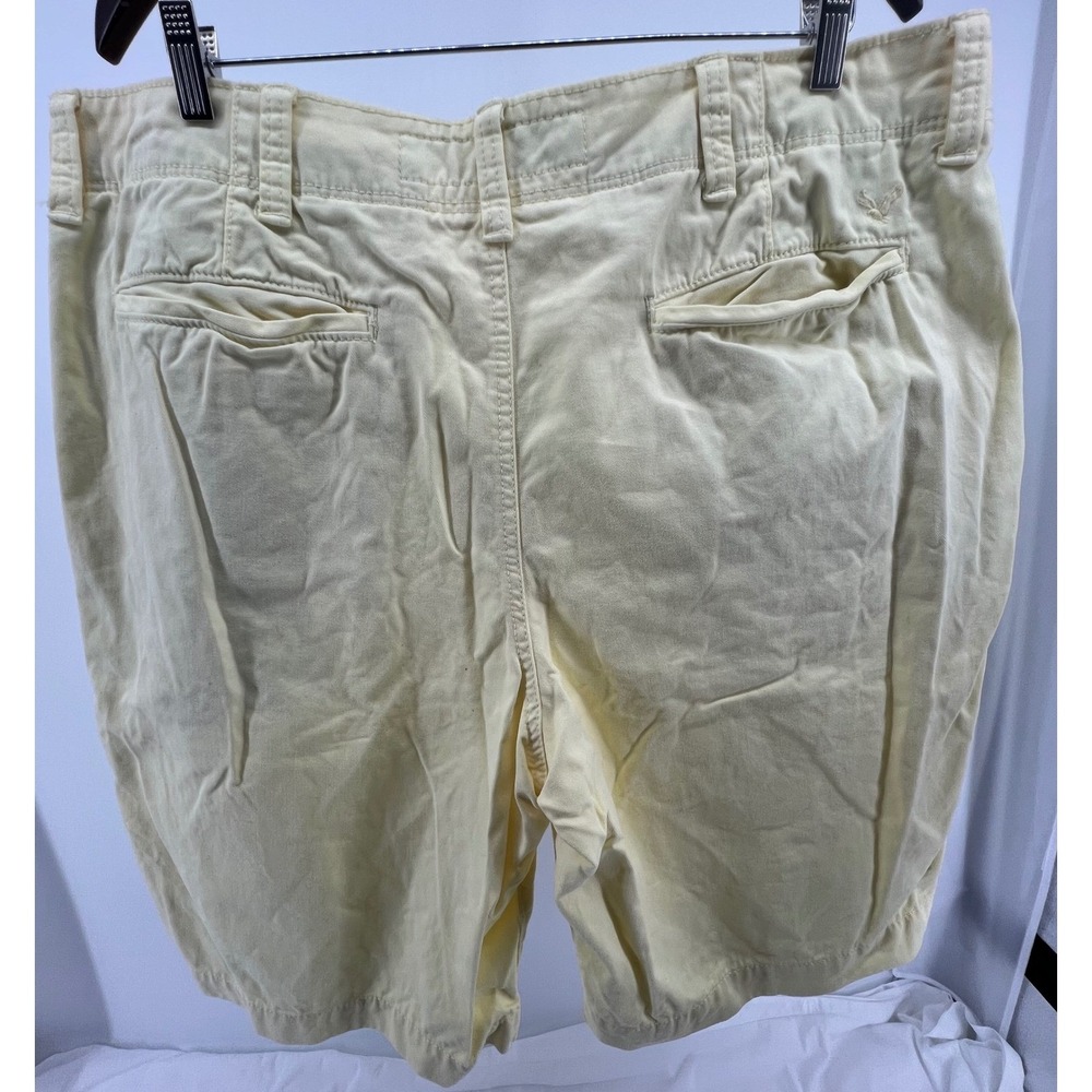 American Eagle Outfitters Mens Yellow Longboard Shorts Size 38 - Picture 5 of 13
